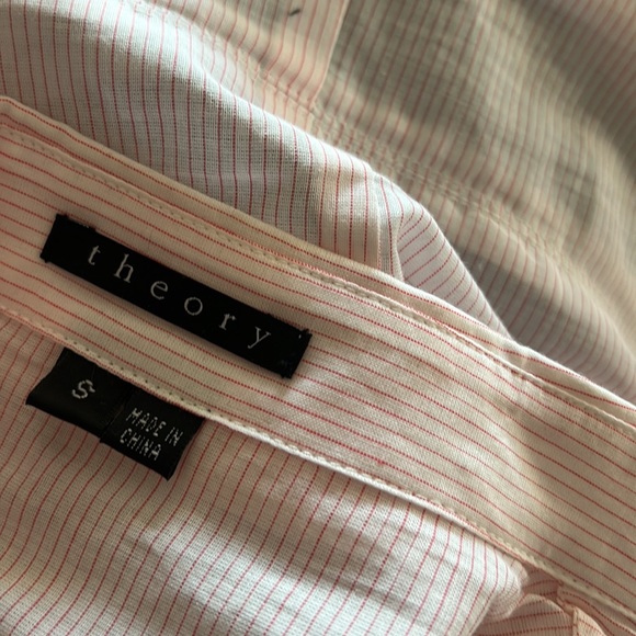 Theory Sleeveless Button-down Top - Picture 7 of 8